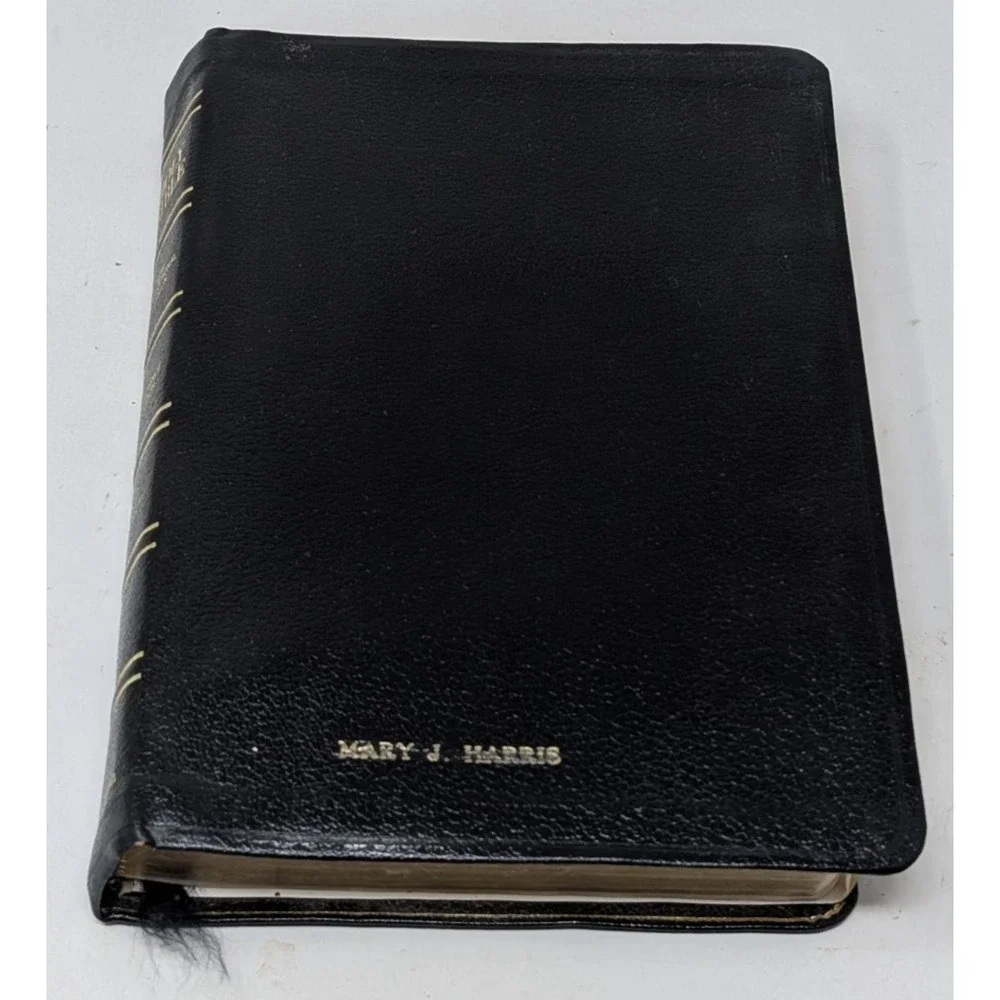 NIV Classic Reference Edition Bible 1988 Top Grain Black Leather‎ Zondervan USA